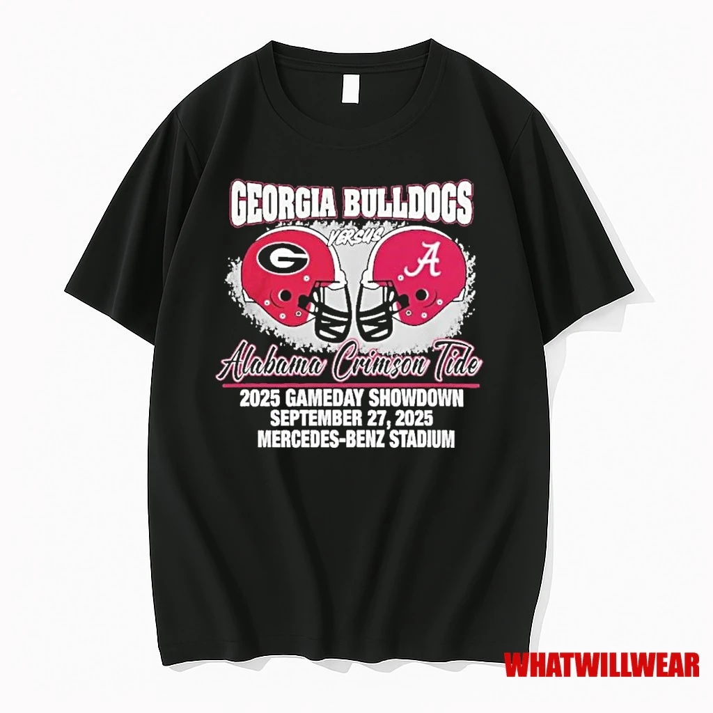 Georgia Bulldogs Vs Alabama Crimson Tide September 27 2025 Game Day Showdown Shirts