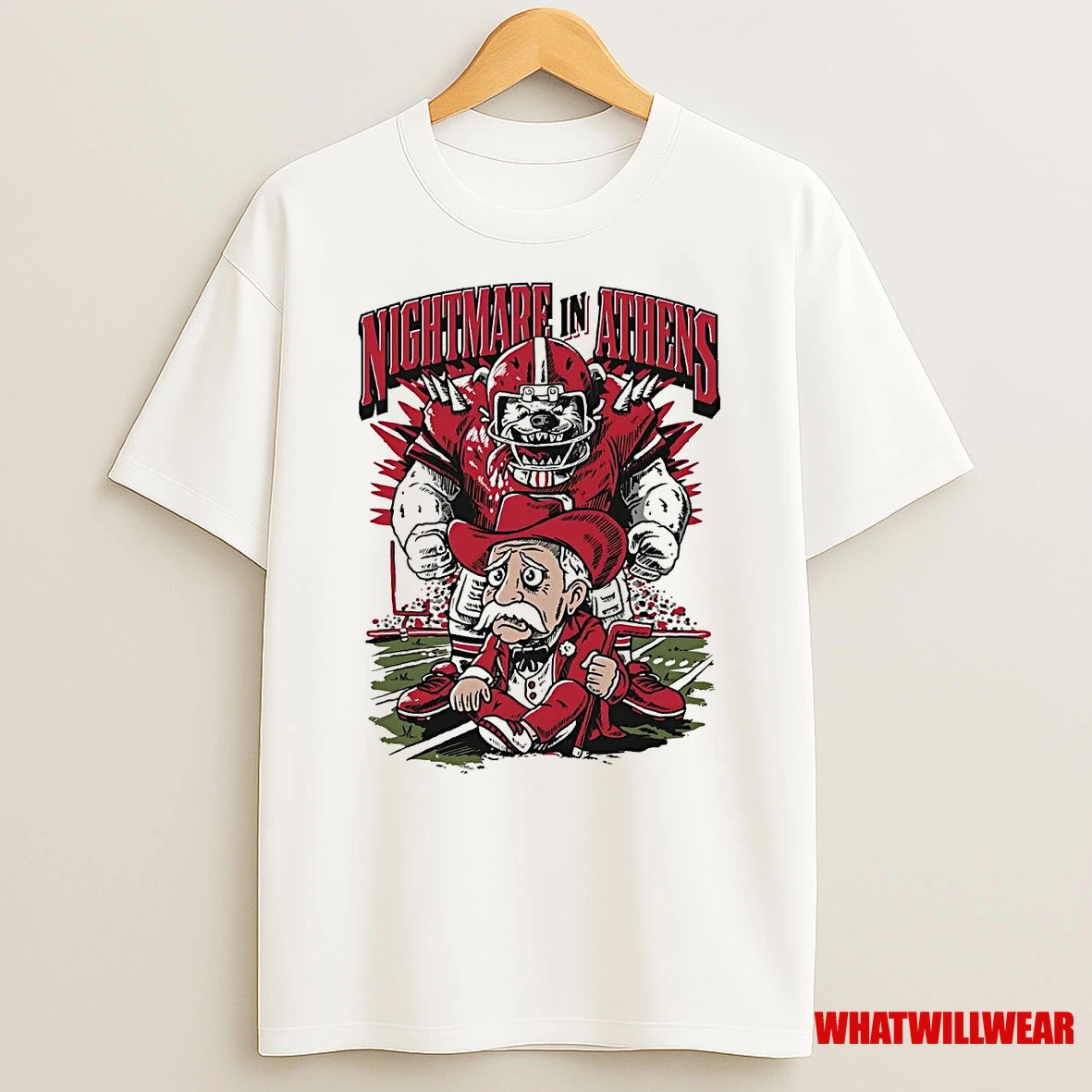Georgia Bulldogs Nightmare In Athens Ole Miss Shirts