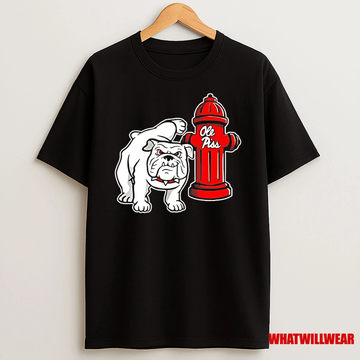 Georgia Bulldogs Pee Ole Miss Rebels Shirts