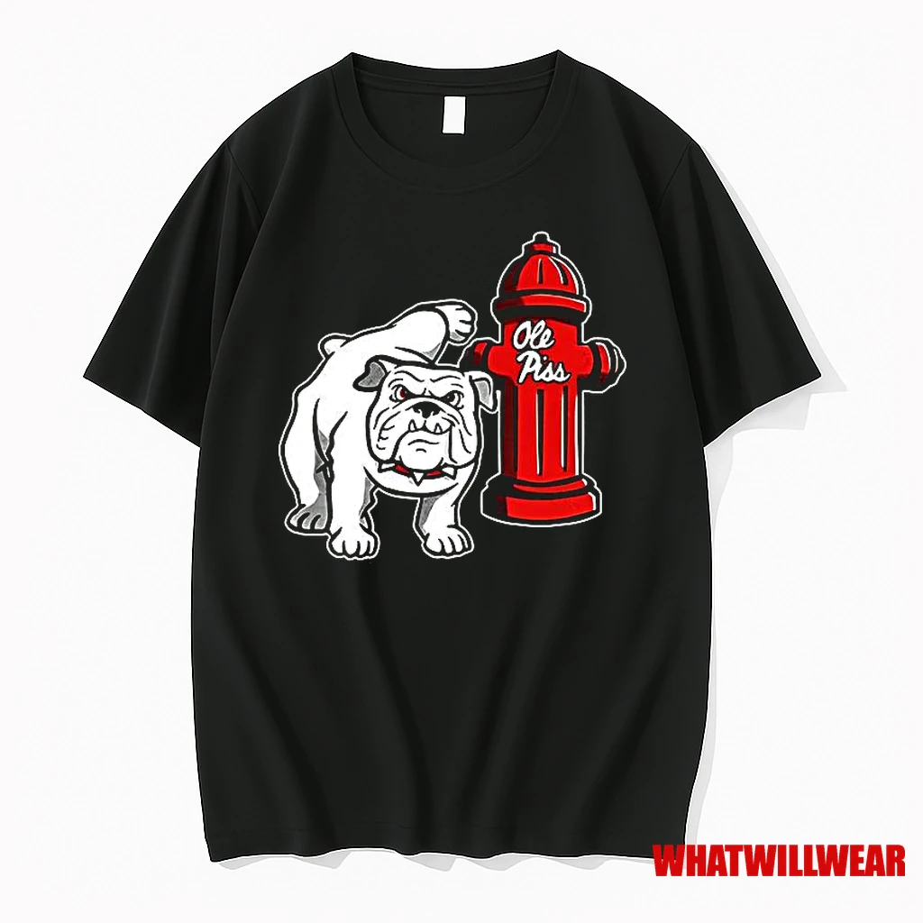 Georgia Bulldogs Vs Ole Miss Rebels Hydrant Shirts