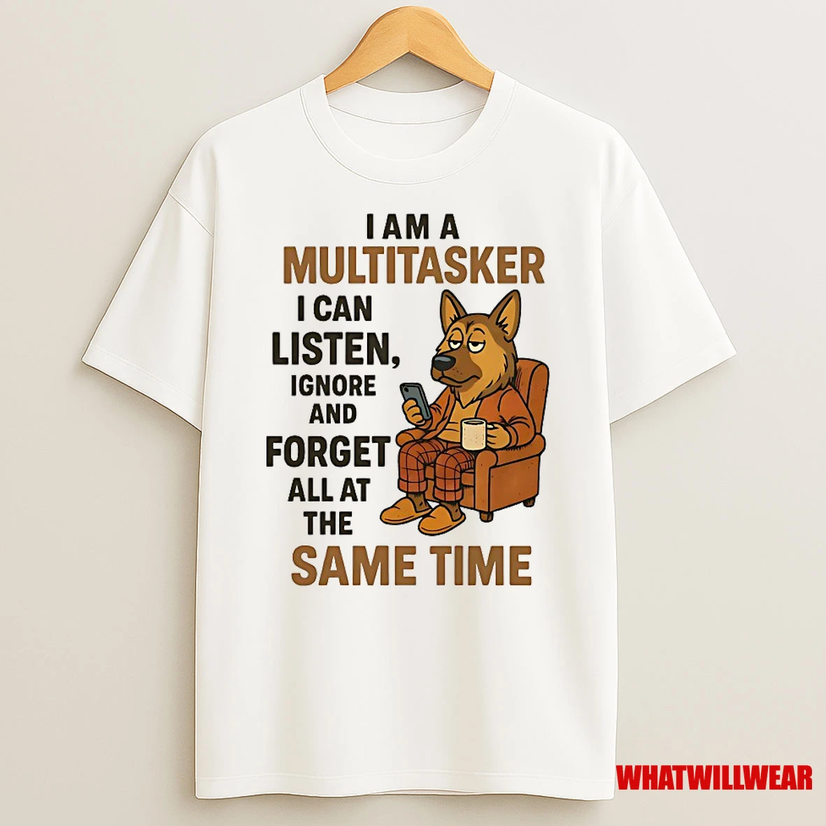 German Shepherd I Am A Multitasker I Can Listen Shirts