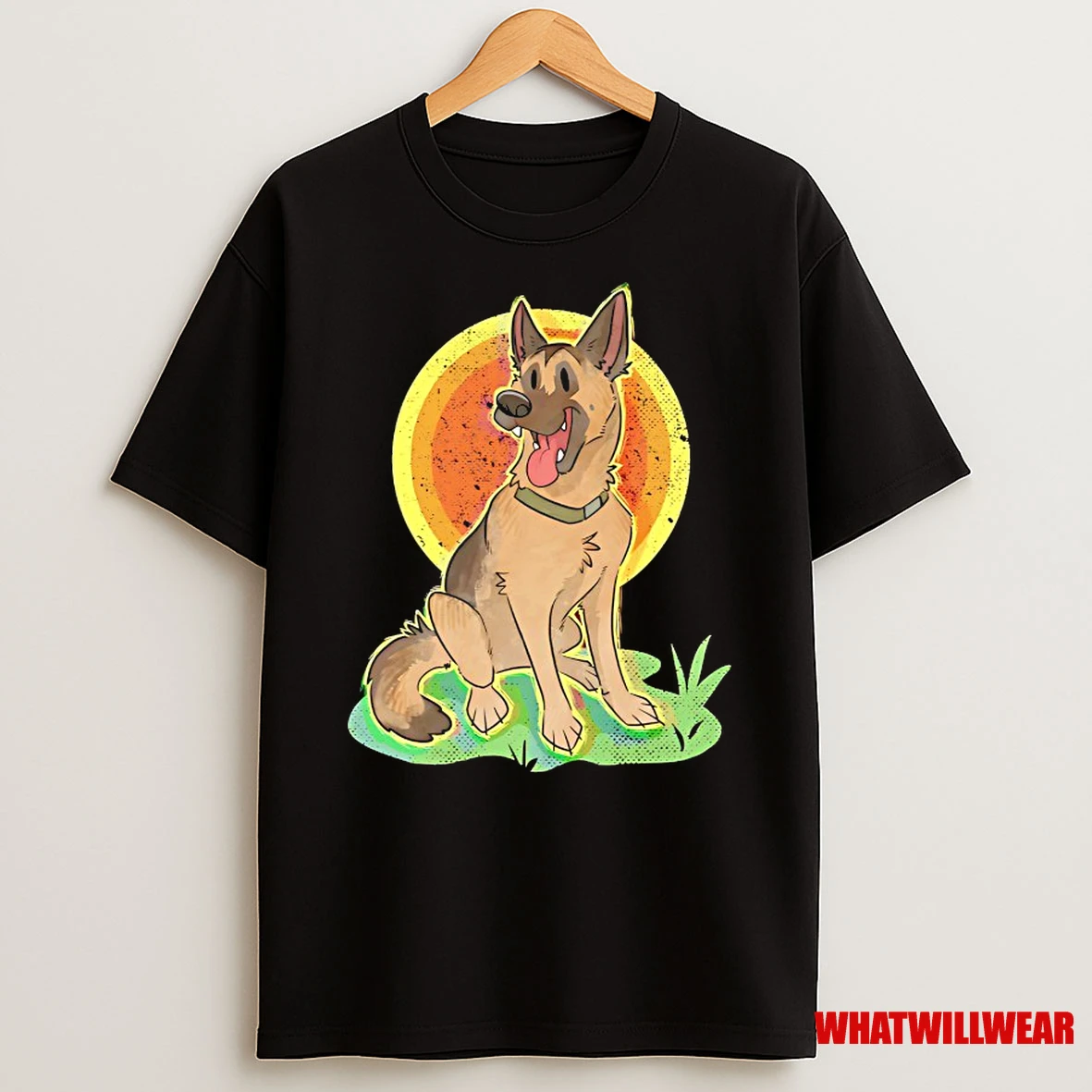 German Shepherd Vintage Toon Shirts