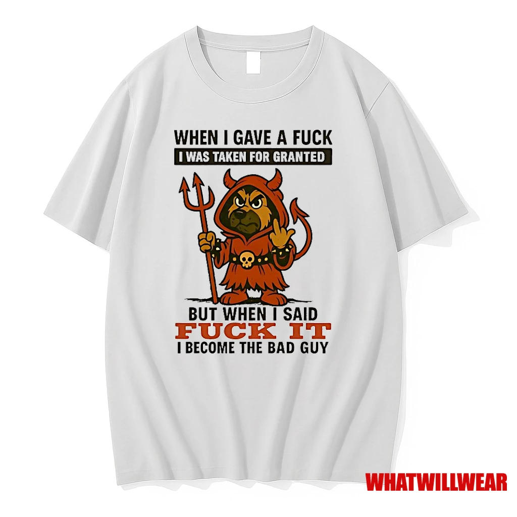 German Shepherd When I Gave A Fuck I Was Taken For Granted Halloween Shirts