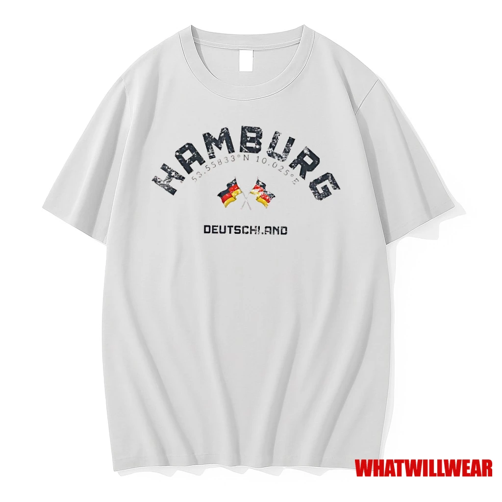Germany Hamburg Flag Shirts
