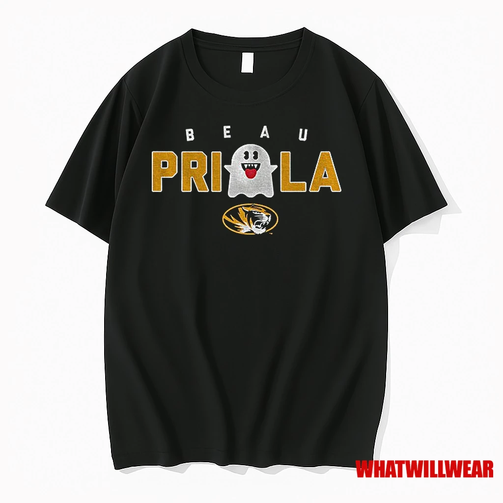 Ghost Beau Pribula Boo Missouri Tigers Football 2025 Shirts