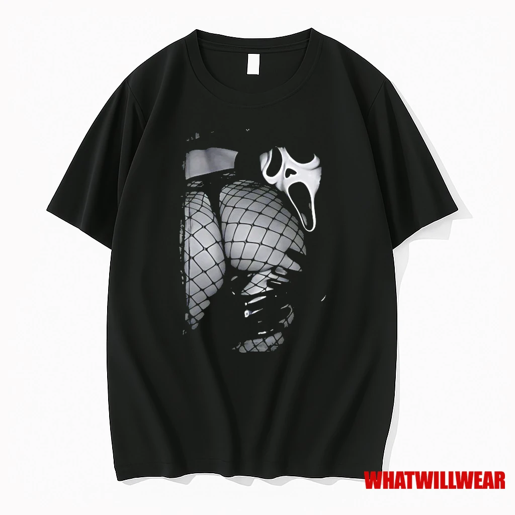Ghost Face Scream Booty Shirts