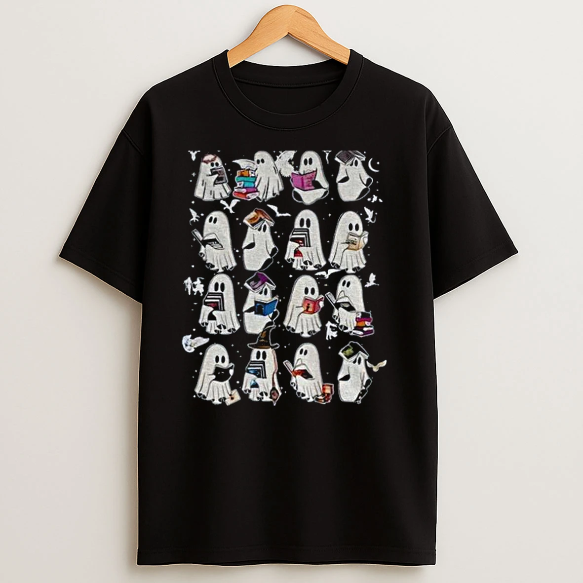 Ghost Book Spooky Halloween 2025 Gift For Fan Shirt0 Shirts