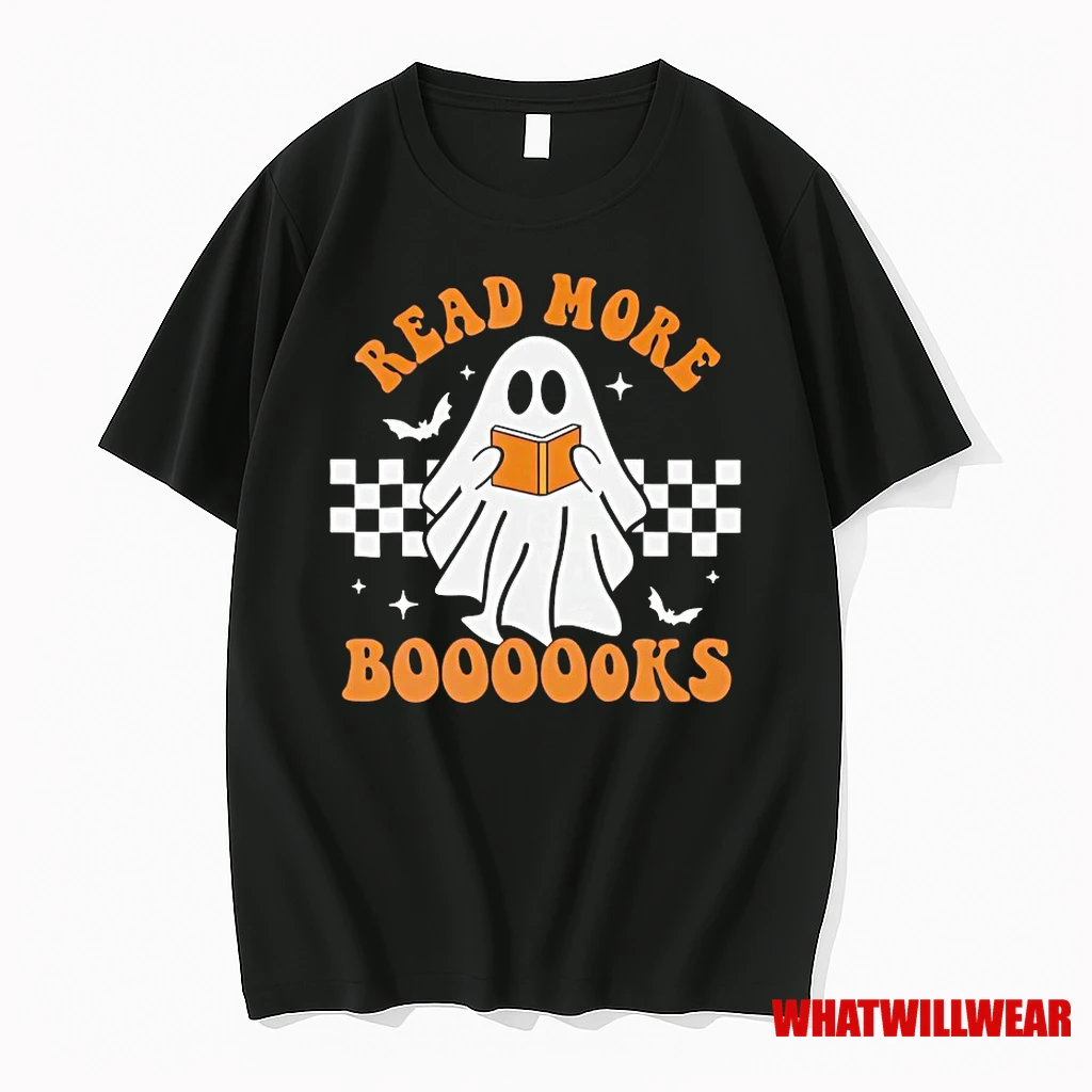 Ghost Read More Books Halloween Shirts