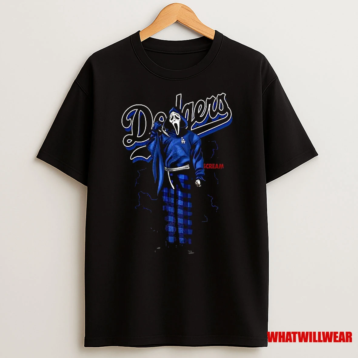 Ghostface Scream X Los Angeles Dodgers Mlb Halloween Shirts