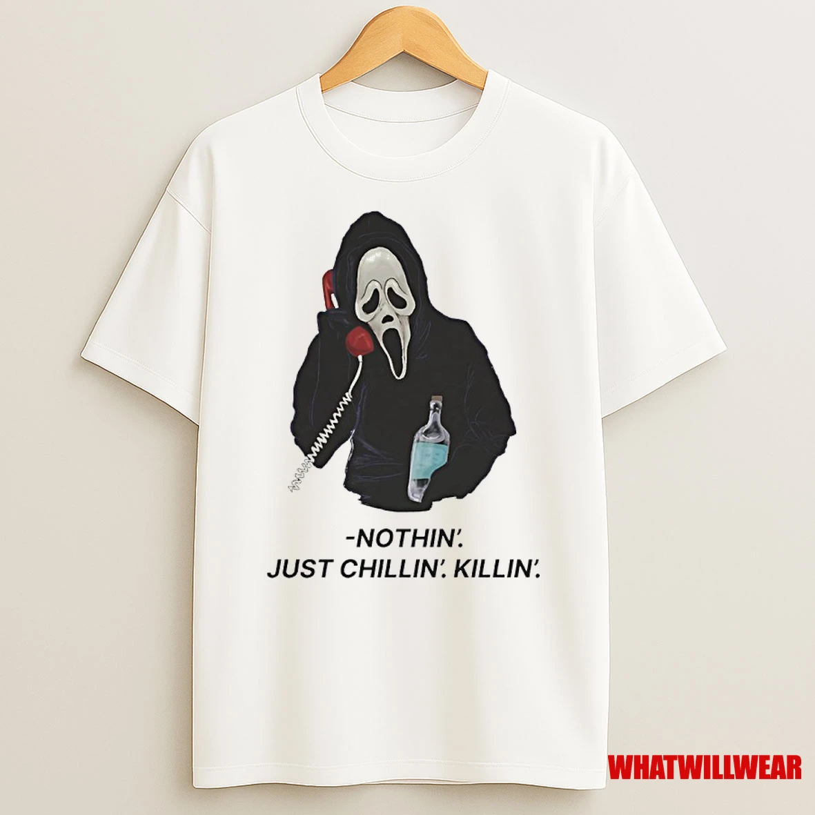 Ghostface Nothin Just Chillin Killin Shirts