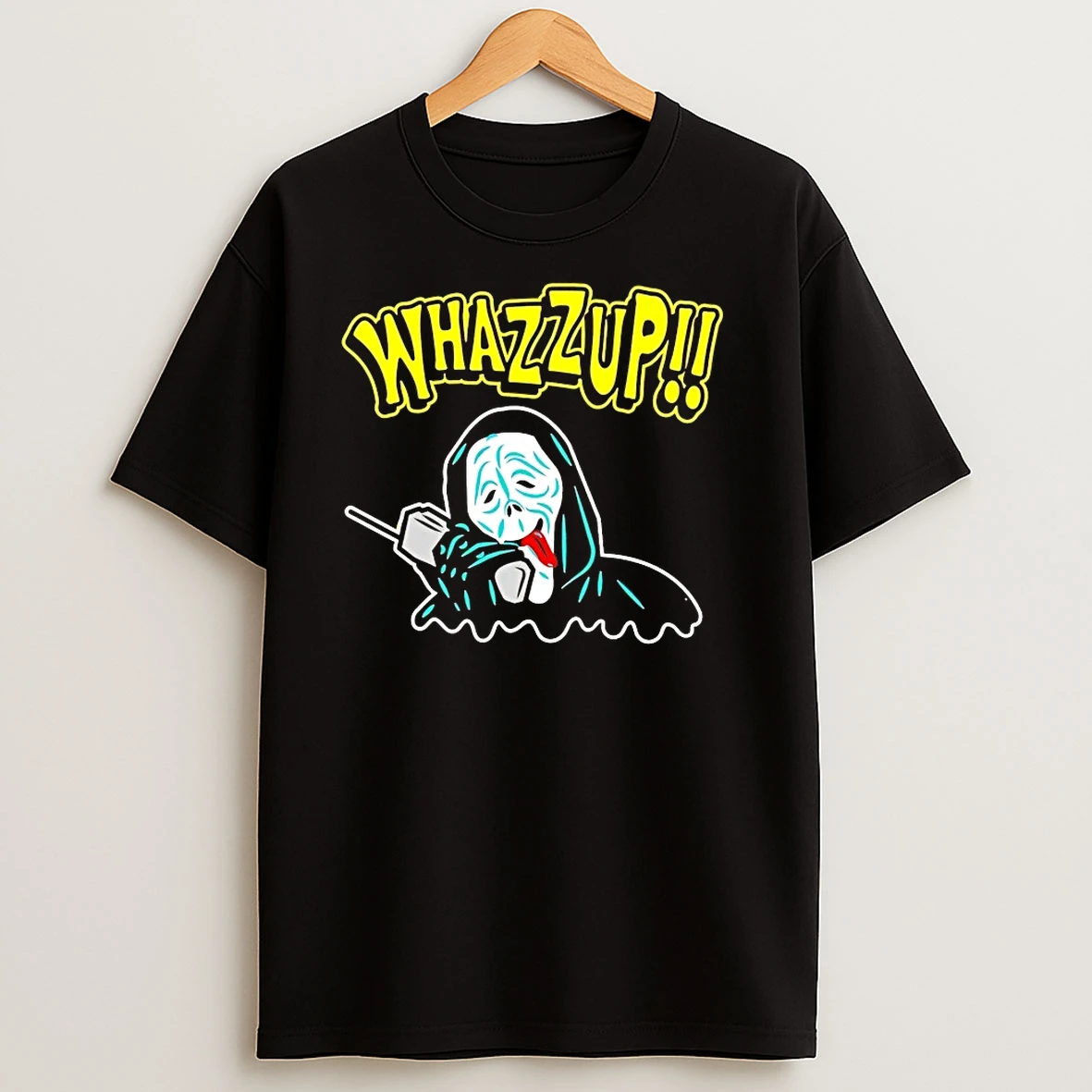 Ghostface Scream Whazzup Halloween T Shirts
