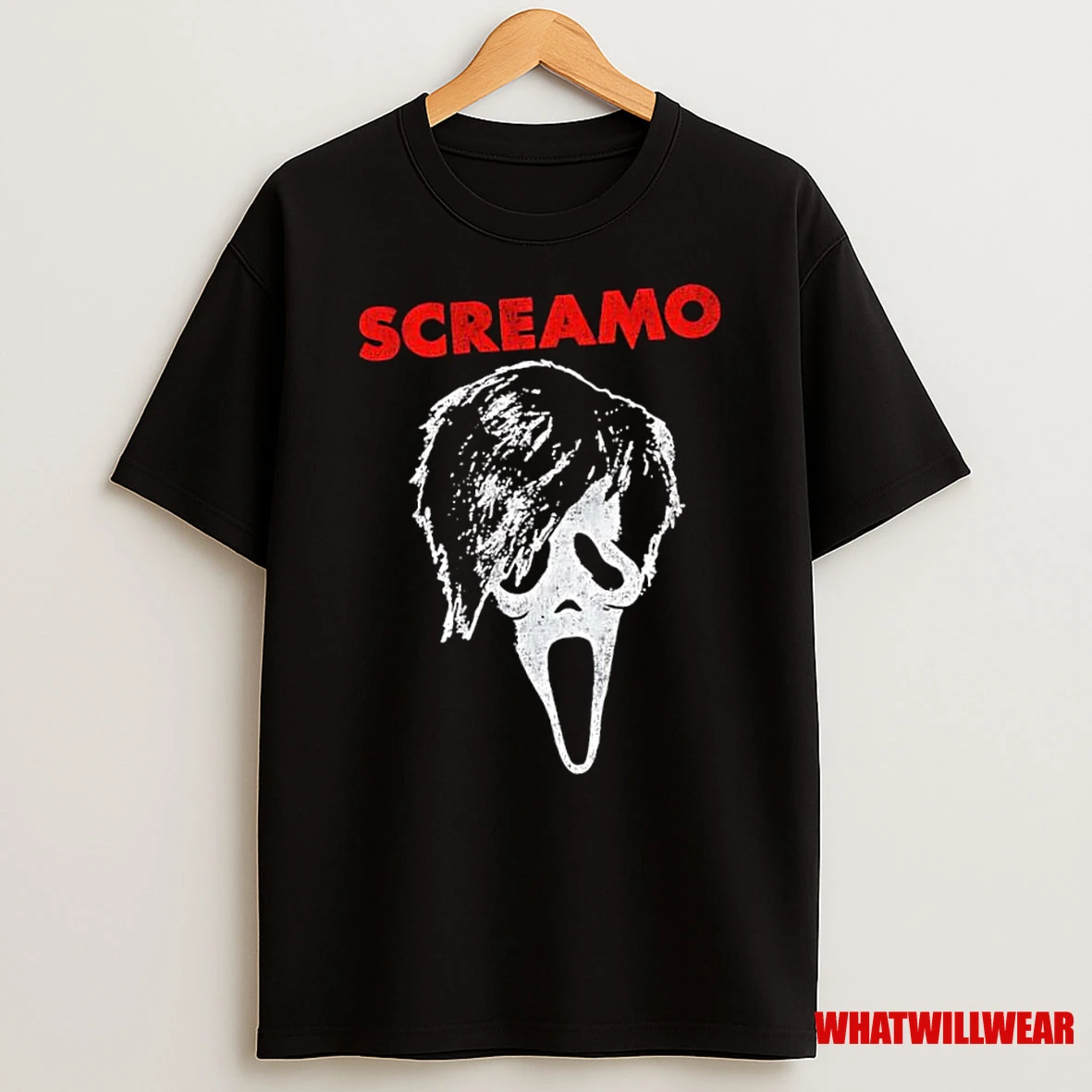 Ghostface X Emo Scream Horror Face Halloween Shirts