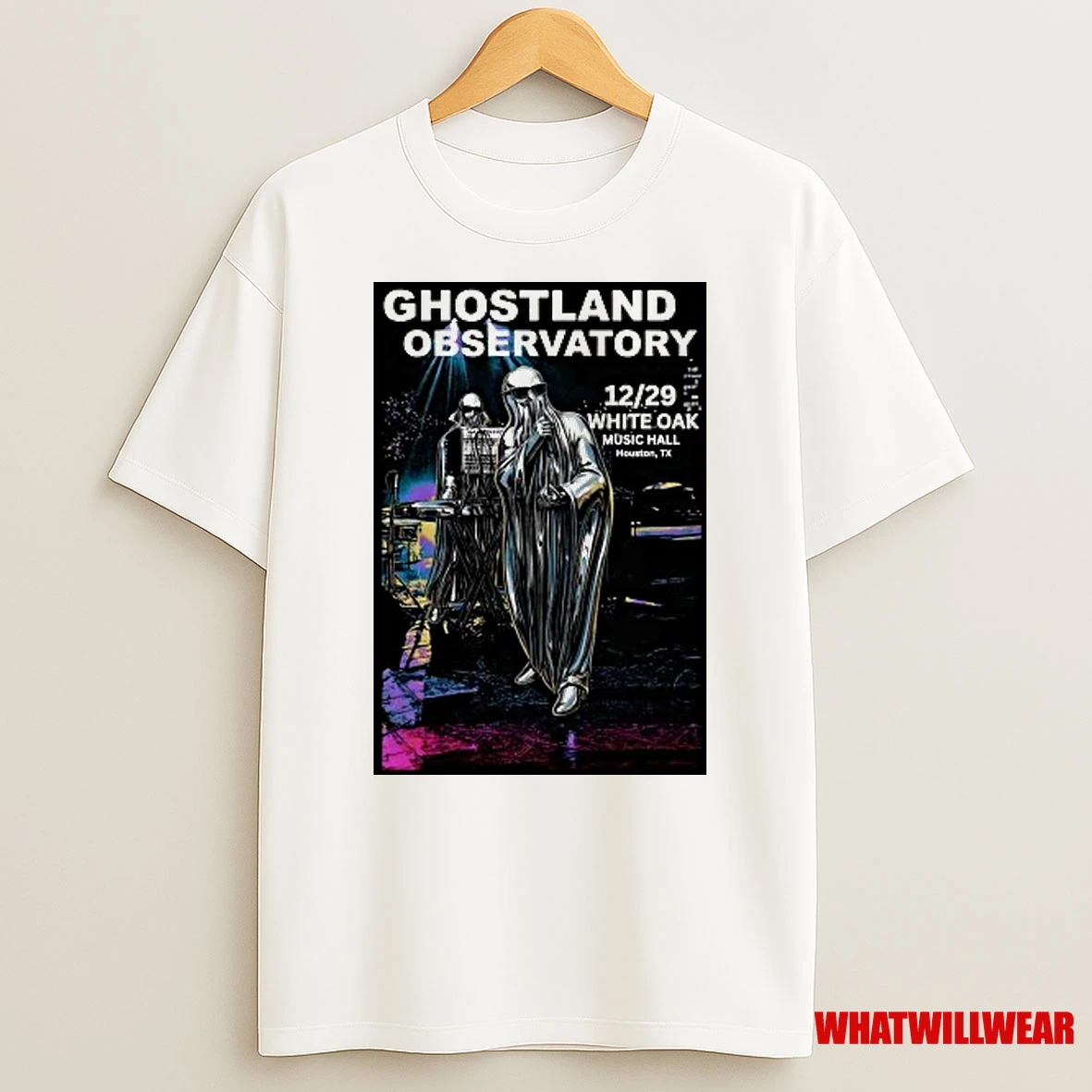 Ghostland Observatory White Oak Music Hall Houston Tx December 29 2025 Shirts