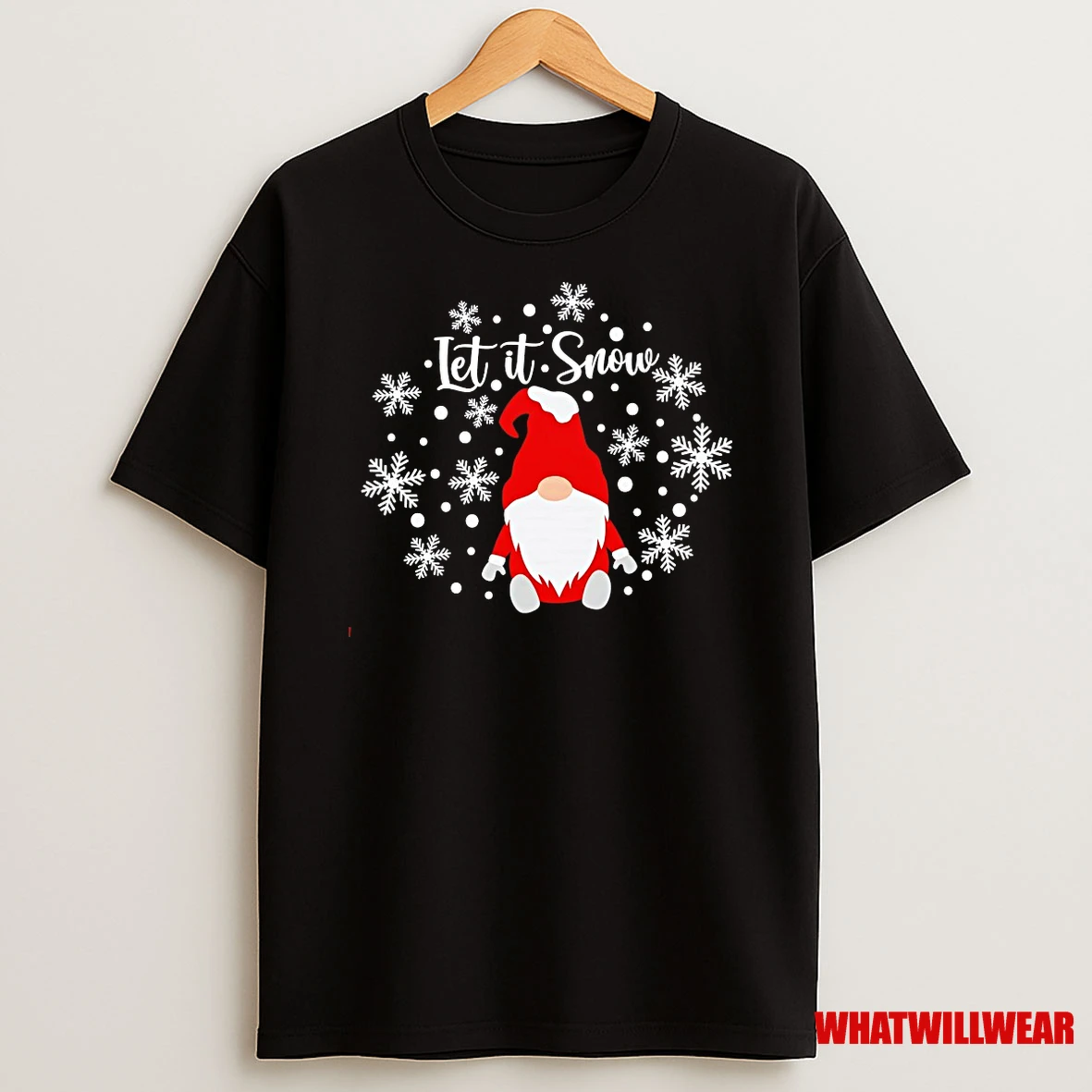Gnome Let It Snow Christmas Shirts