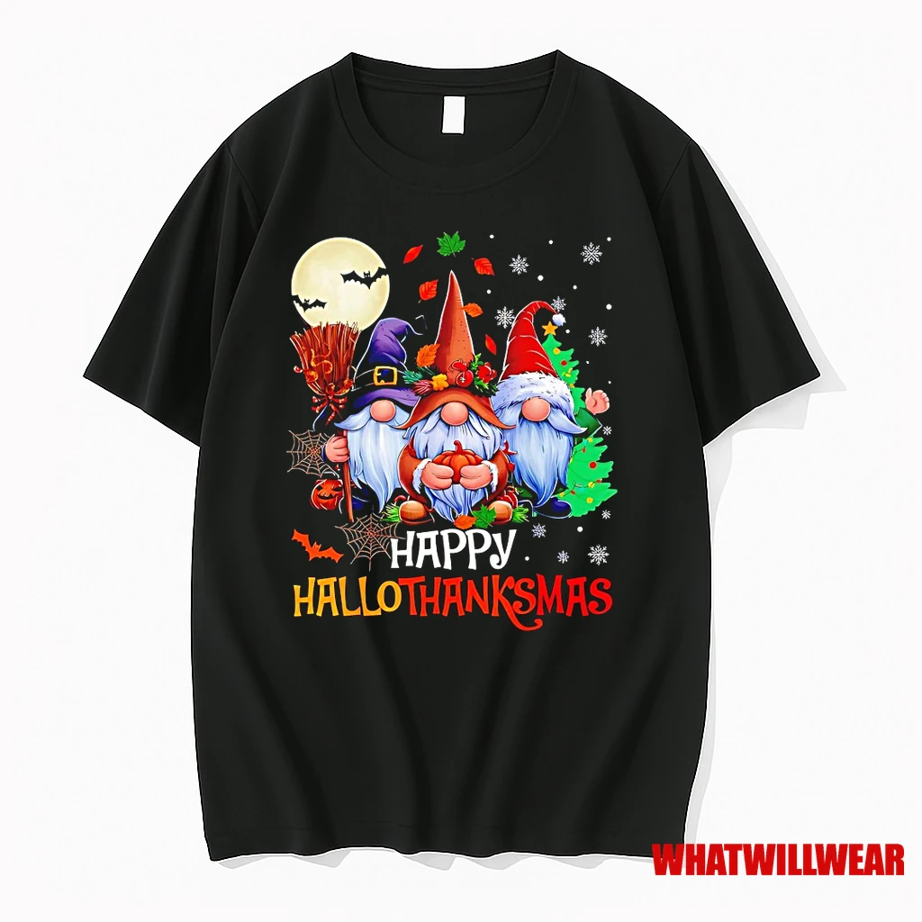 Gnomes Happy Hallothanksmas Shirts