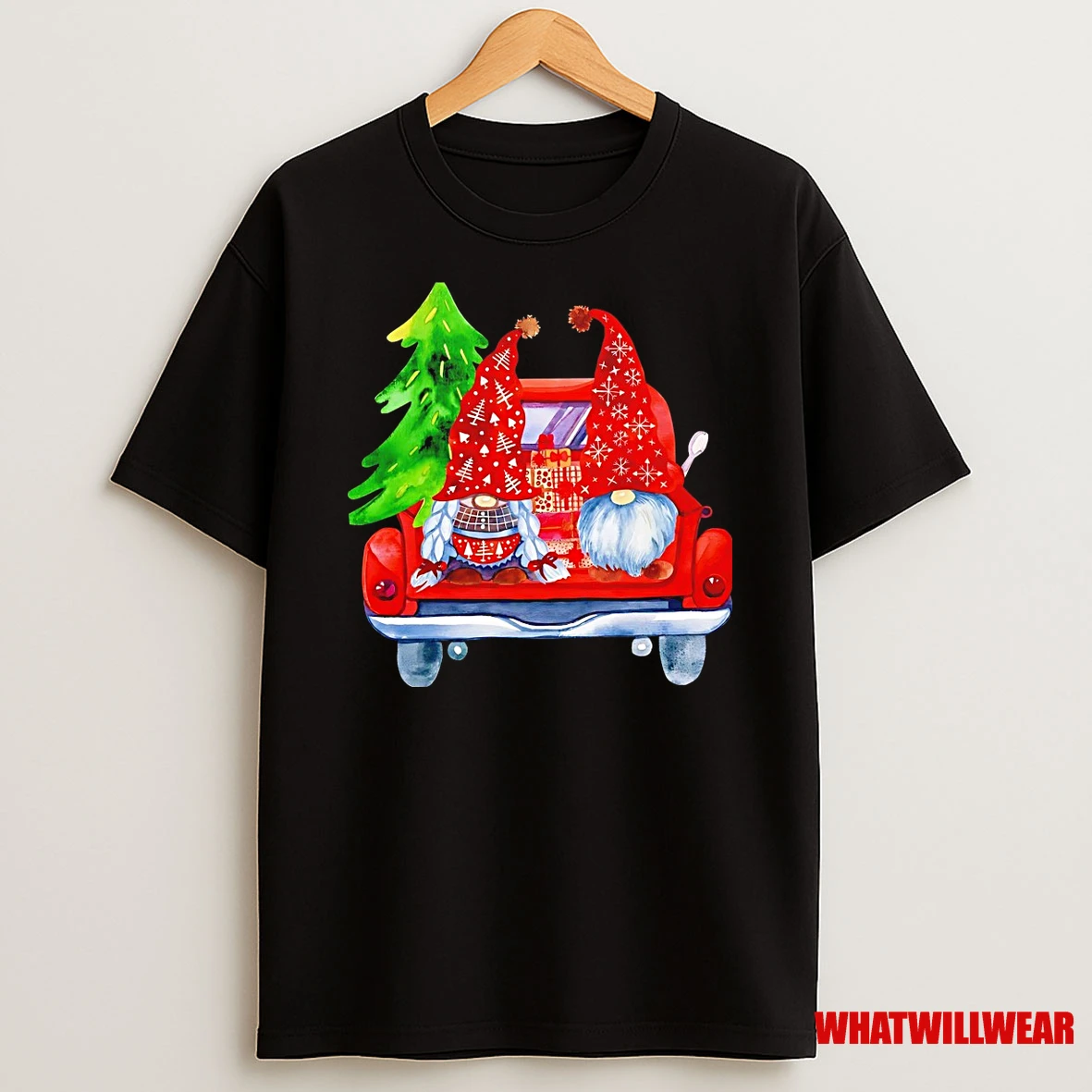 Gnomes Truck On Their Way Home For Christmas Shirts