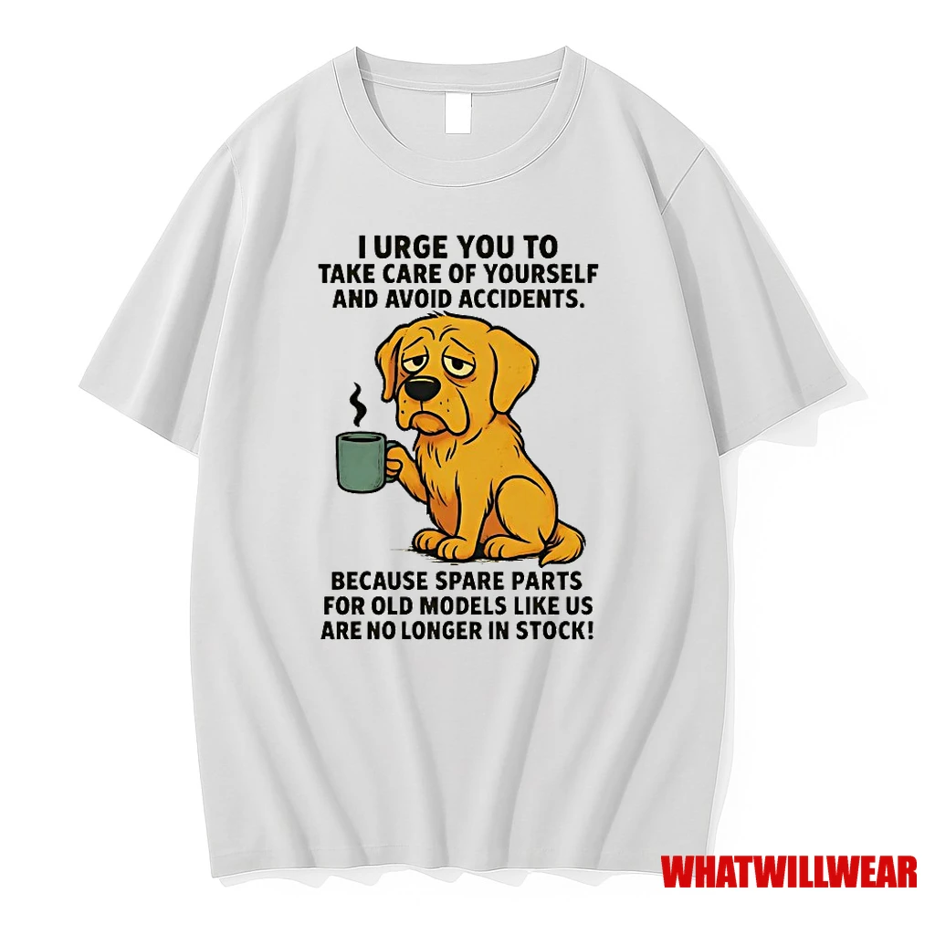 Golden Retriever I Urge You To Take Care Of Yourself And Avoid Accidents Shirts