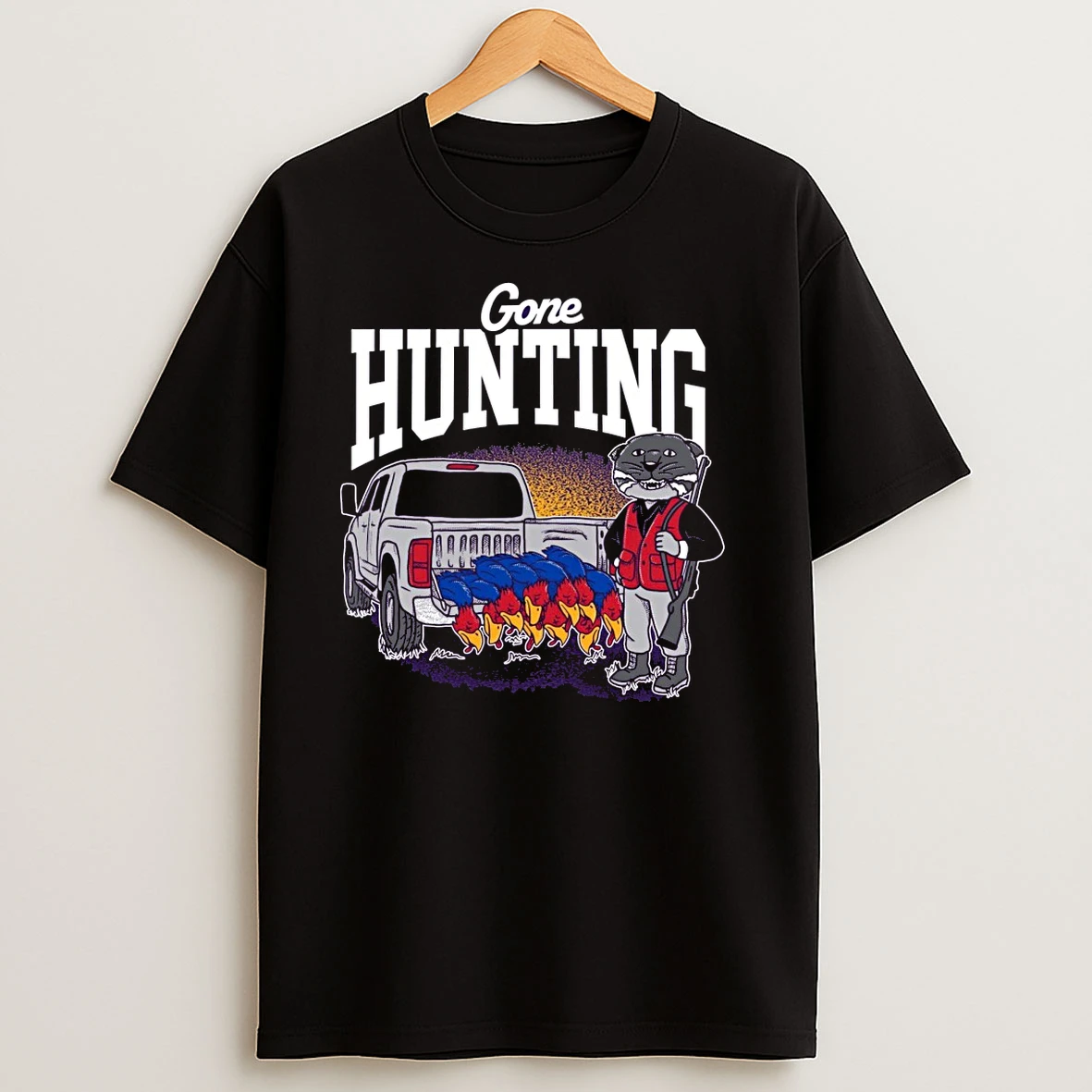Gone Hunting Kansas State Wildcats Beat Kansas City Chiefs T Shirts