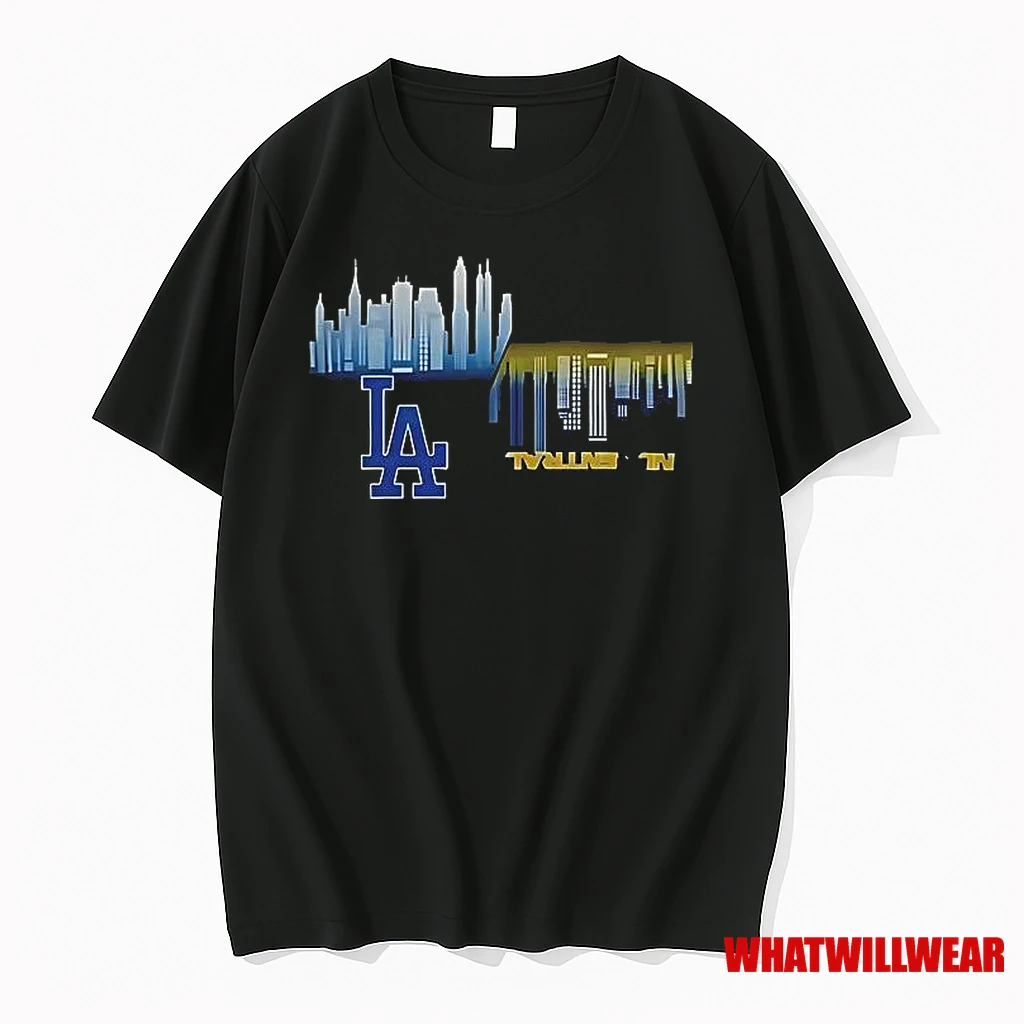 Good Los Angeles Dodgers Vs Milwaukee Brewers Mlb Gameday Schedule Skyline City 2025 Shirts