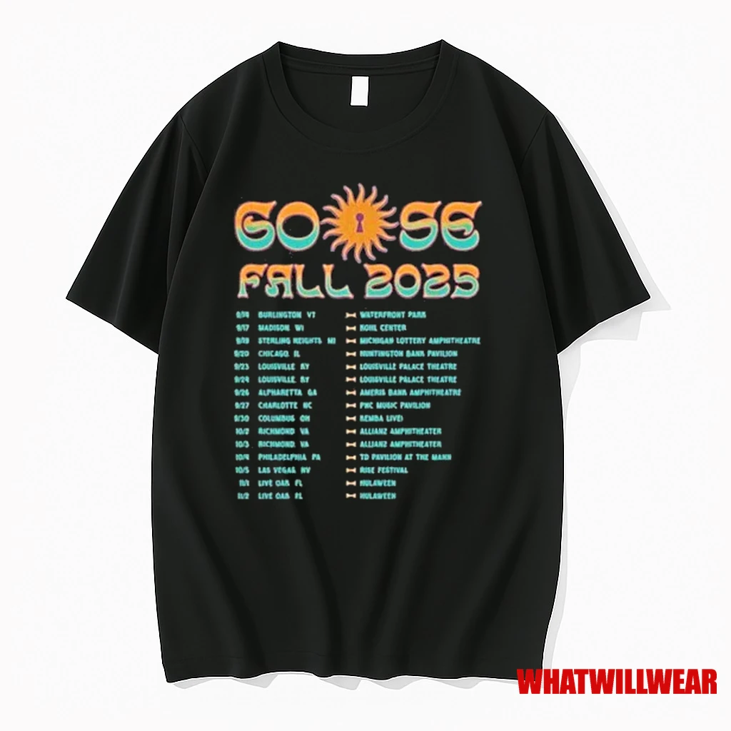Goose Turbulence Tour Fall 2025 Shirts
