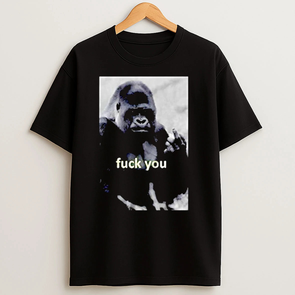 Gorilla Fuck You Funny Ornaments T Shirts