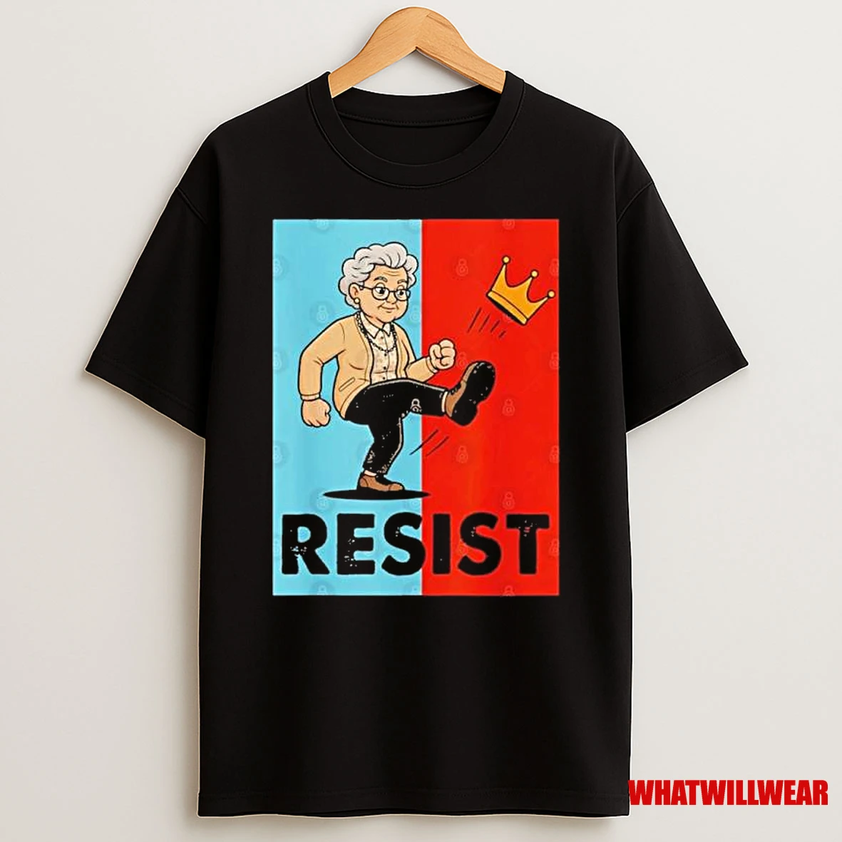 Grandma Resist No Kings Shirts