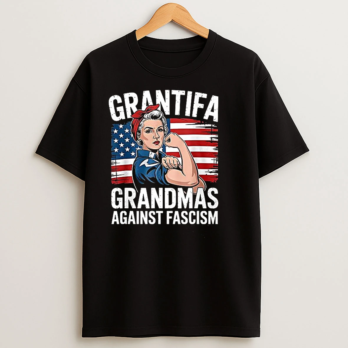 Grantifa Grandmas Against Fascism Flag Resist No Kings 50501 T Shirts