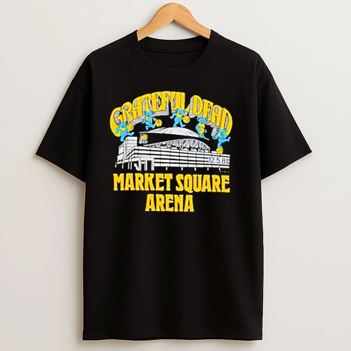Grateful Dead Bears Market Square Arena T Shirts