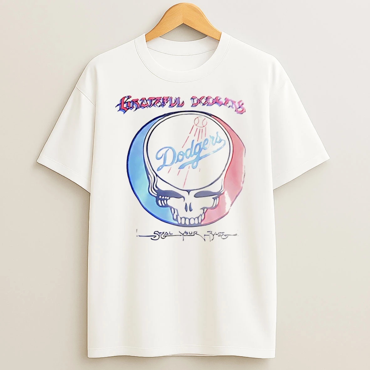 Grateful Dodgers Grateful Dead And Los Angeles Dodgers Mashup T Shirts