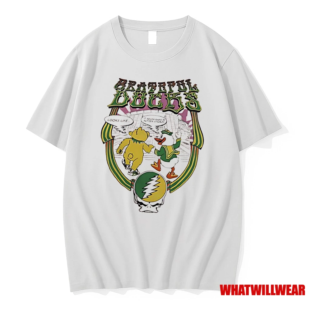 Grateful Ducks Oregon Duck And A Grateful Dead Dancing Bear Shirts