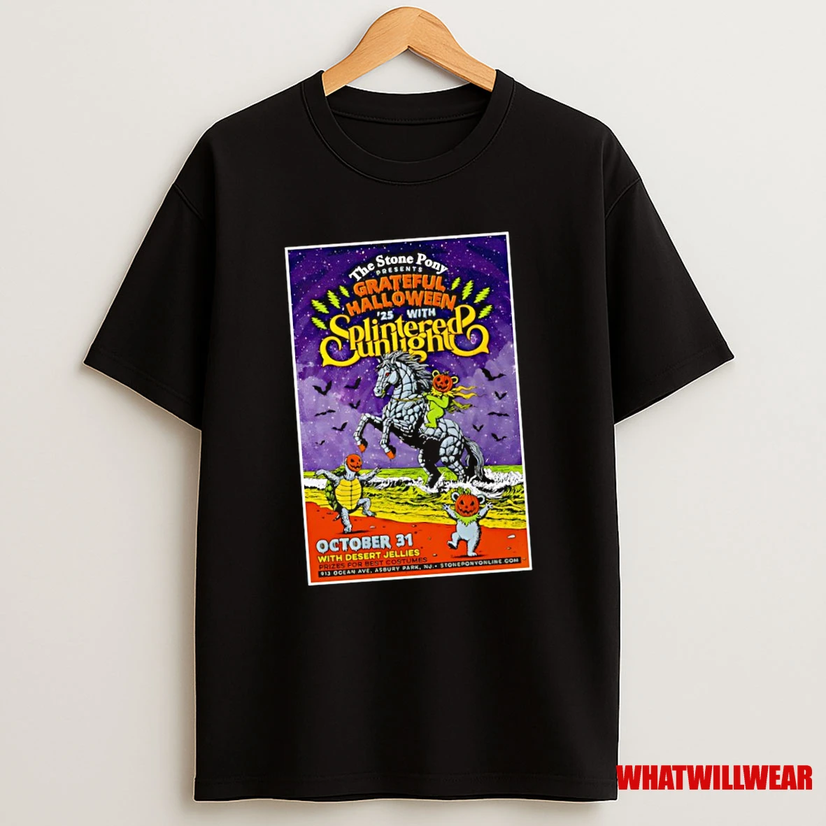 Grateful Halloween Splintered Sunlight The Stone Pony Asbury Park Nj Shirts