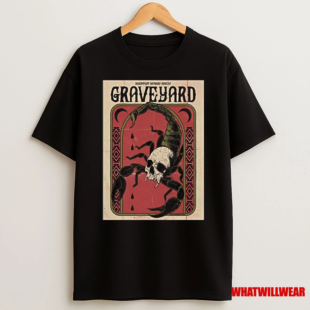 Graveyard October 19 2025 Trix Zaal Antwerp Belgium Shirts