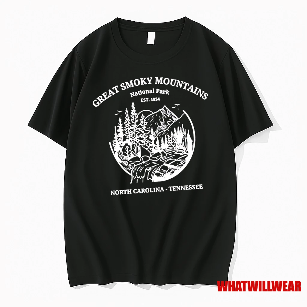 Great Smoky Mountains National Park Est 1934 North Carolina Tennessee Shirts