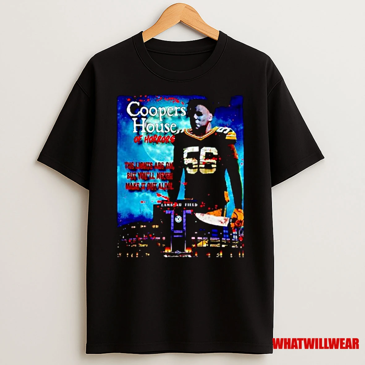 Green Bay Packers Coopers House Of Horrors Ornaments Shirts