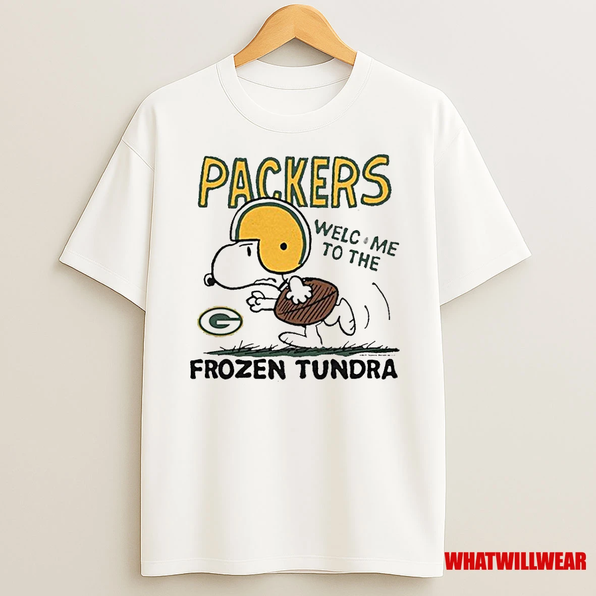 Green Bay Packers Nfl Homage Welcome To The Peanuts Frozen Tundra Shirts