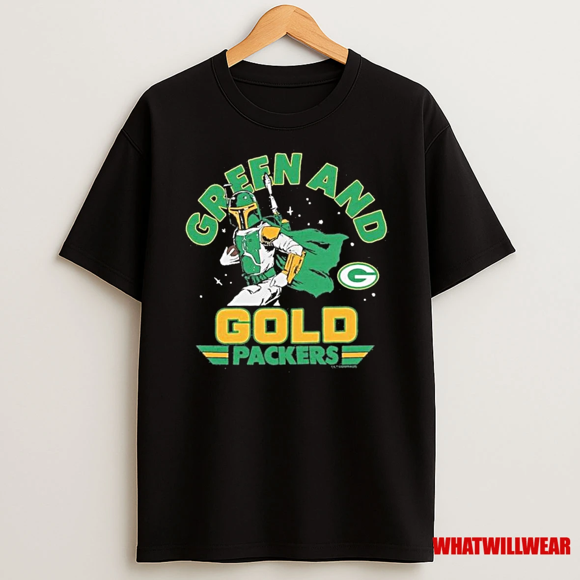 Green Bay Packers Star Wars X Nfl Green And Gold Shirts