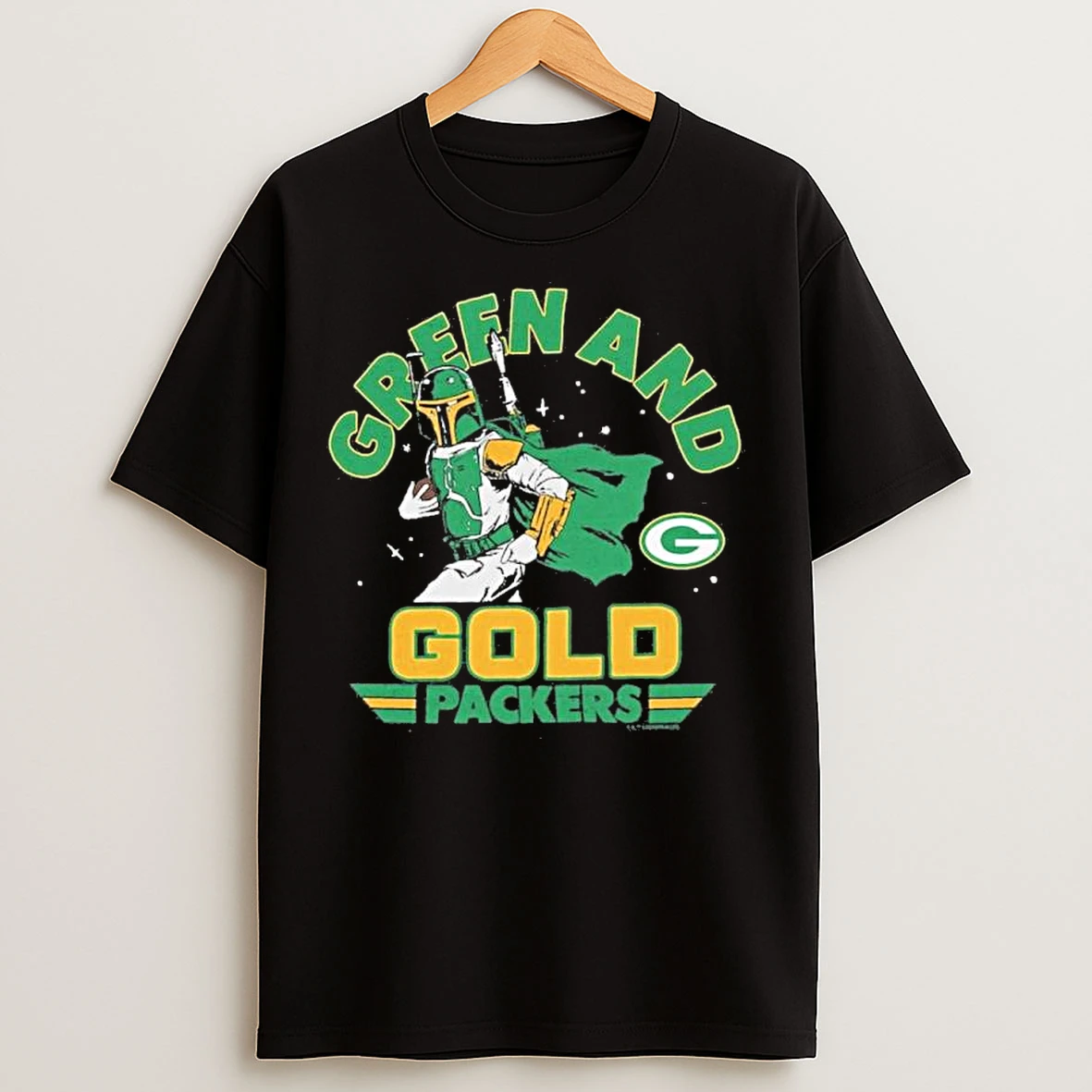 Green Bay Packers Star Wars X Nfl Green And Gold T Shirts