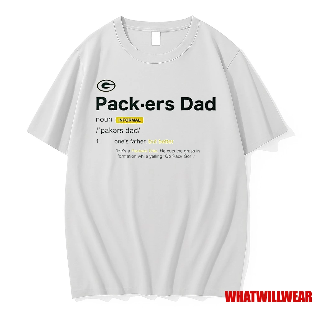 Green Bay Packers Dad Definition Ornaments Shirts