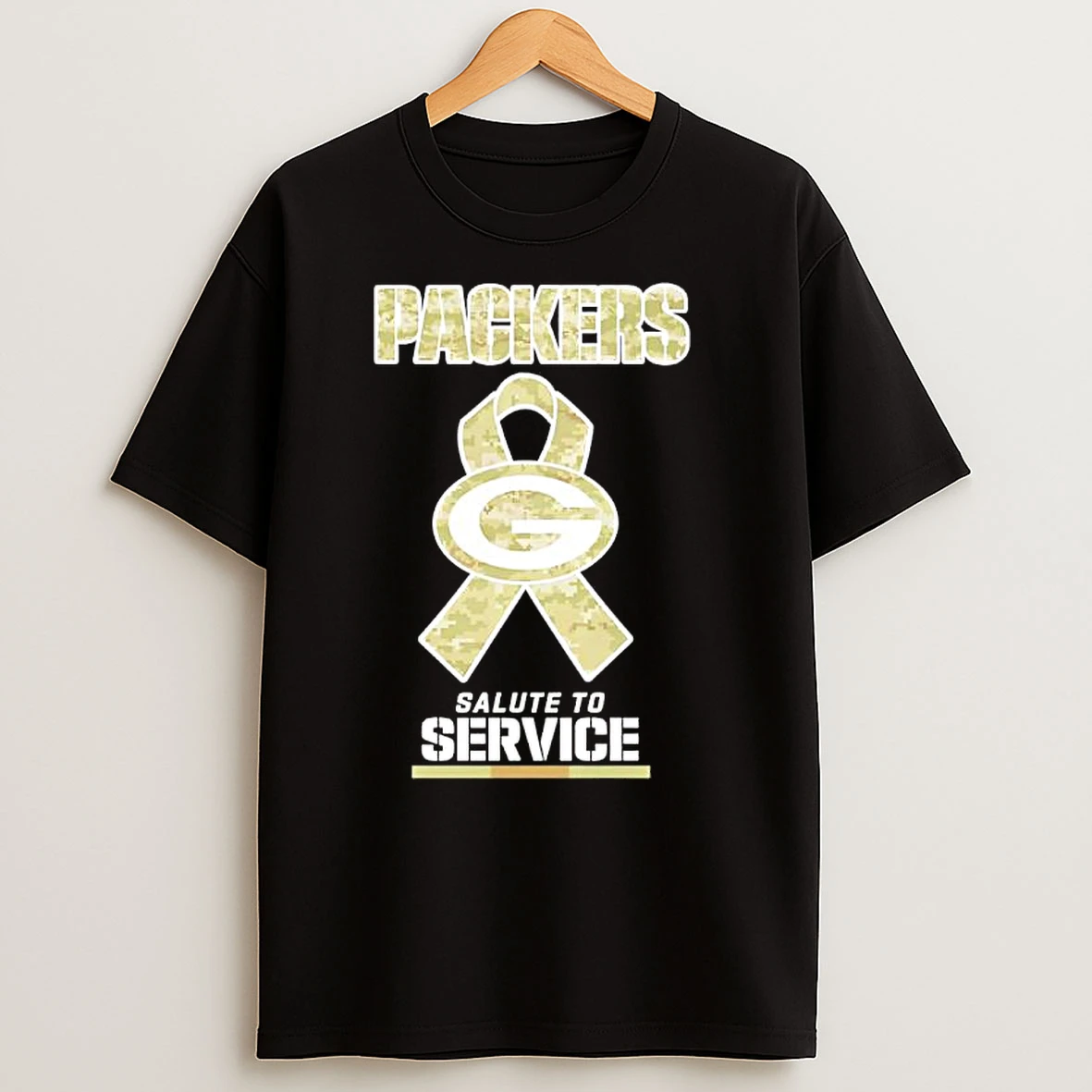 Green Bay Packers Football Salute To Service T Shirts