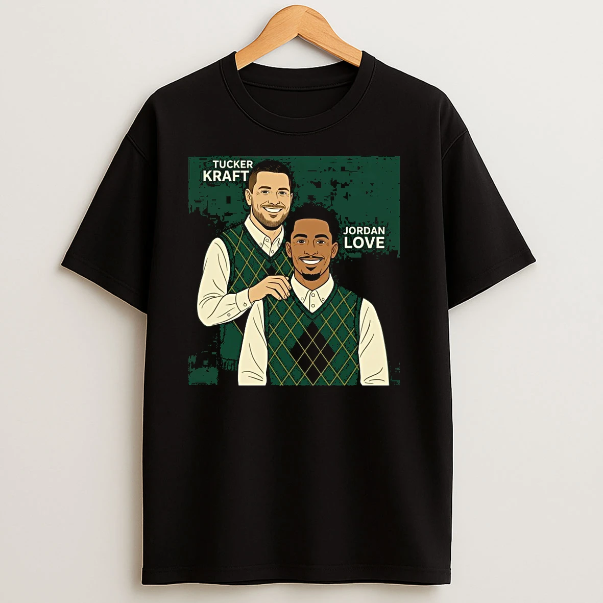 Green Bay Step Brothers Tucker Kraft And Jordan Love T Shirts
