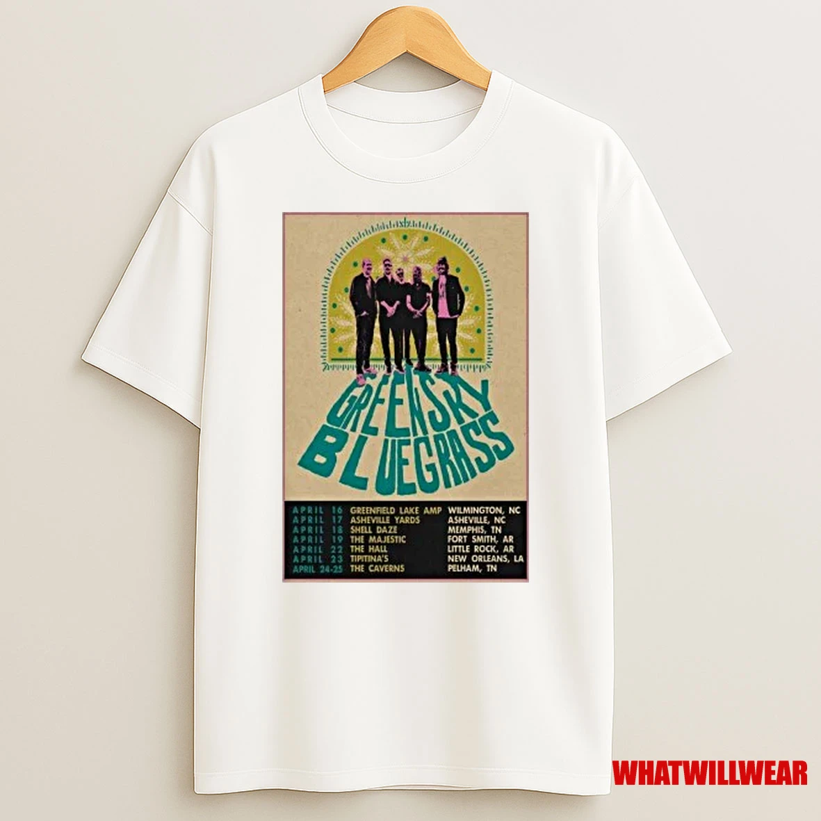 Greensky Bluegrass Spring Tour 2026 Shirts