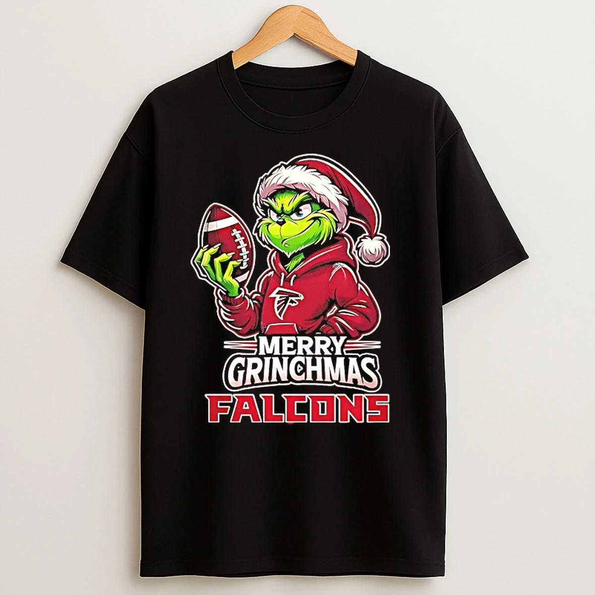 Grinch Atlanta Falcons Merry Grinchmas Christmas T Shirts