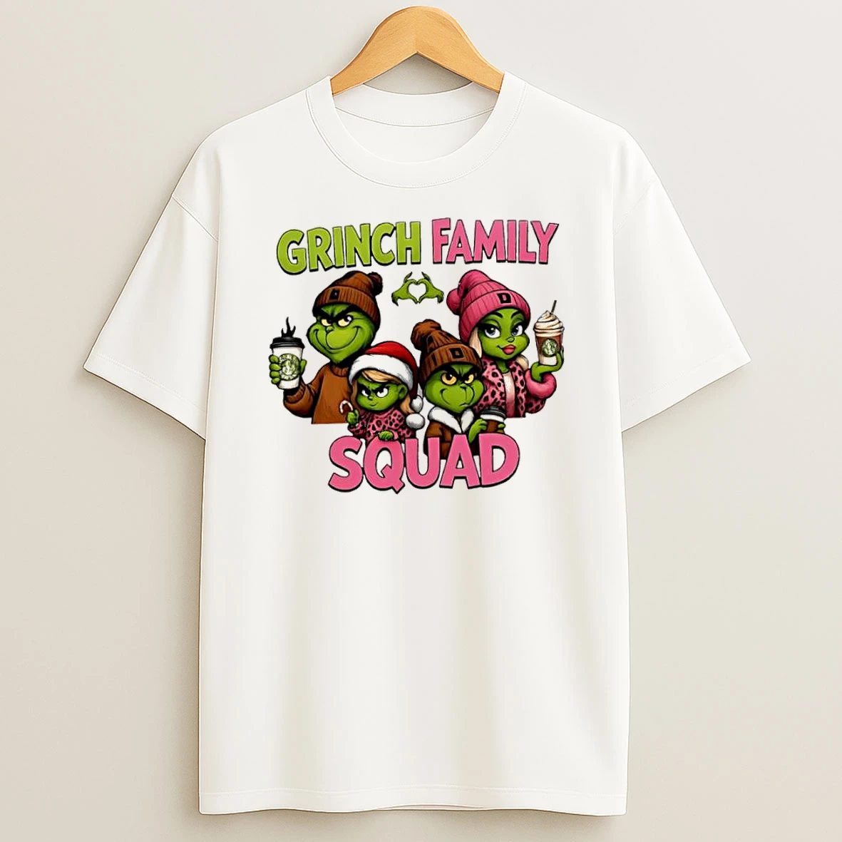 Grinch Family Squad Merry Christmas 2025 Shirts