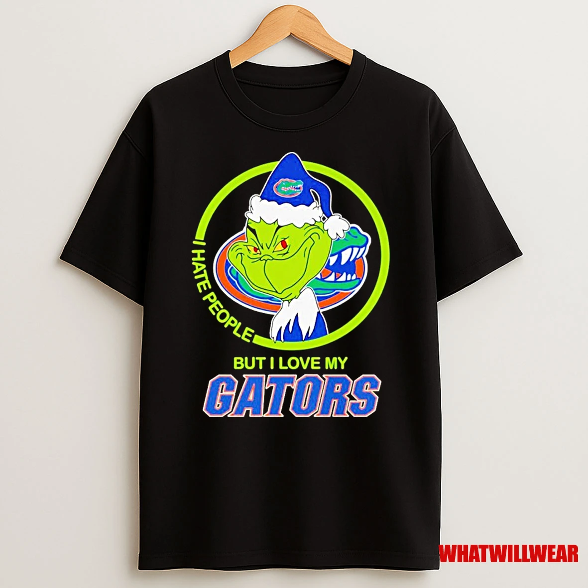 Grinch I Hate People But I Love My Florida Gators Shirts