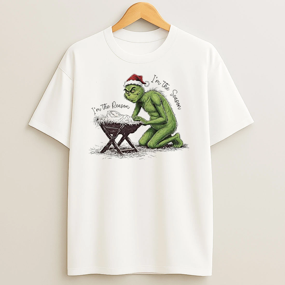 Grinch Im The Season Jesus Im The Reason Christmas T Shirts