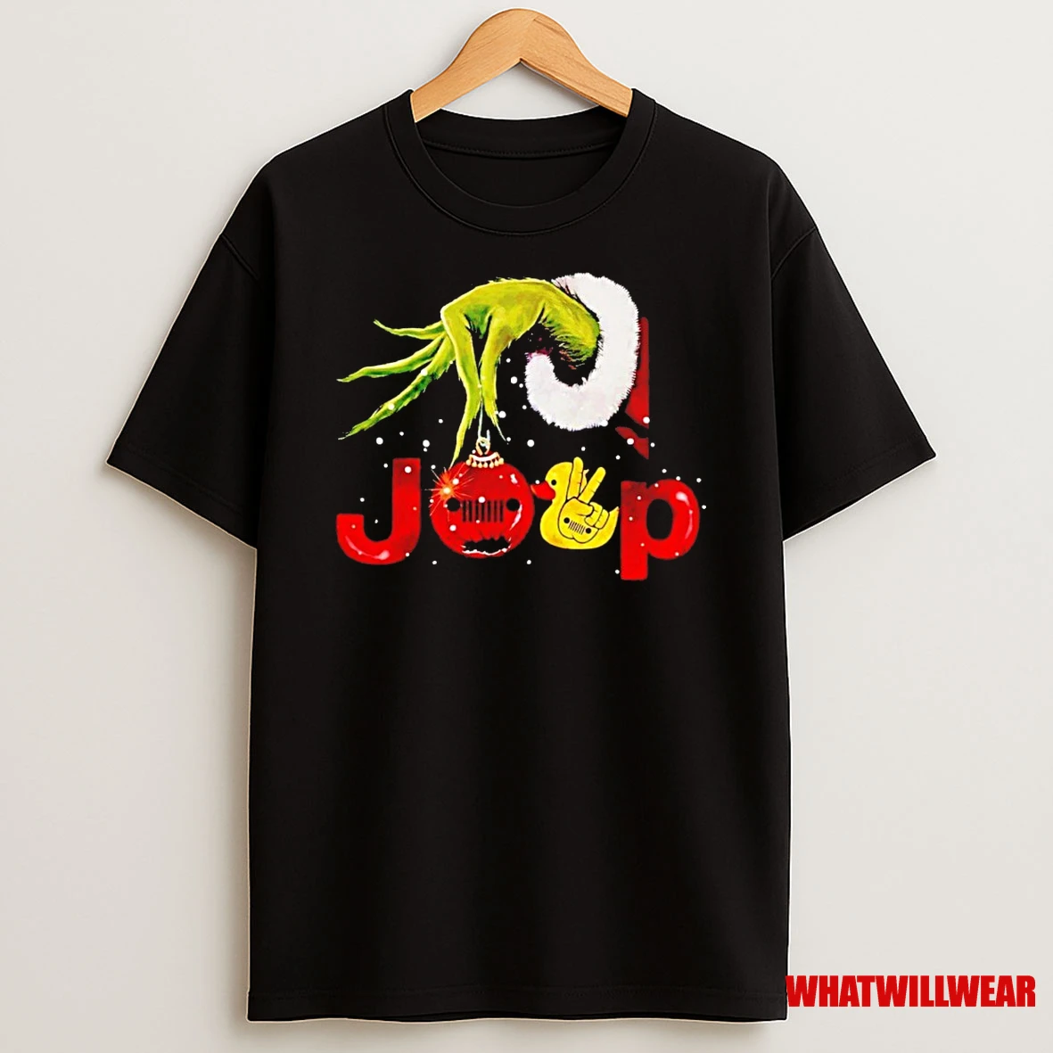 Grinch Jeep Christmas Shirts