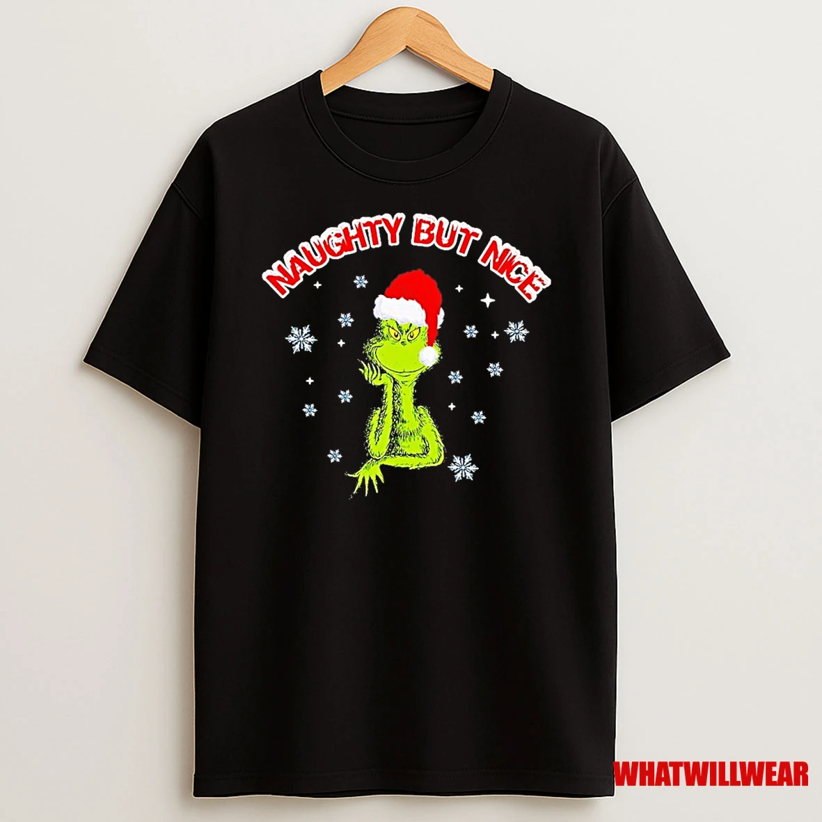 Grinch Naughty But Nice Christmas Shirts