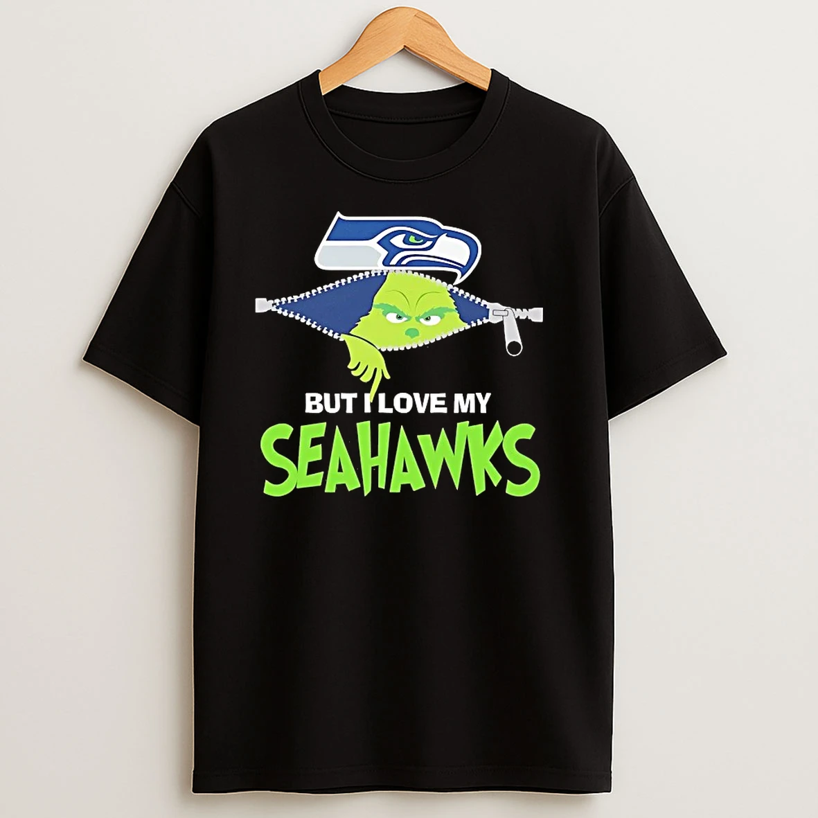 Grinch But I Love My Seattle Seahawks T Shirts