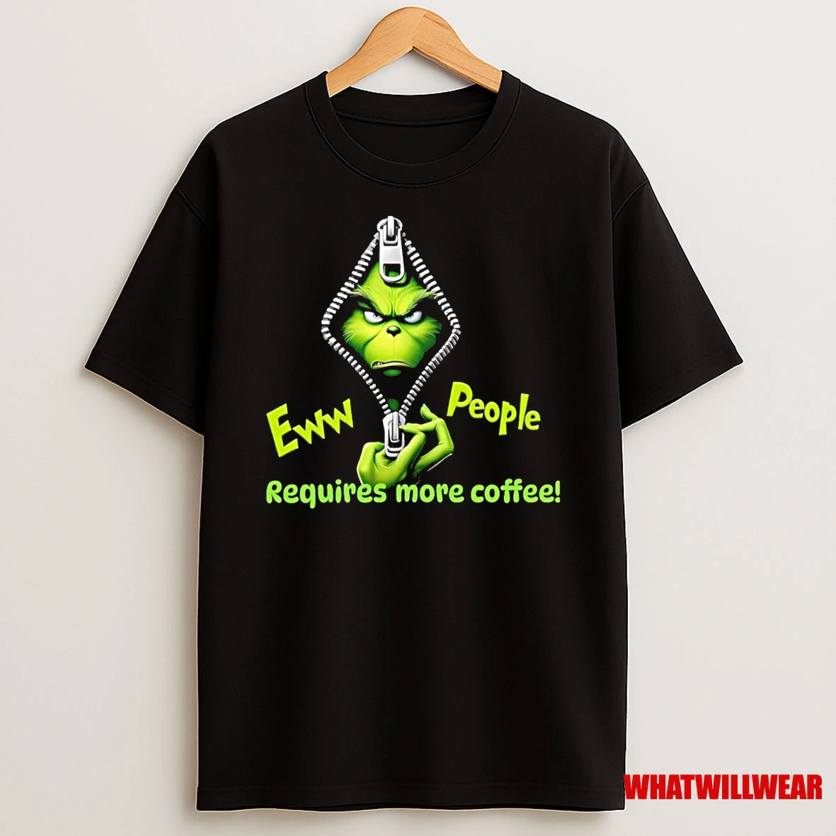 Grinch Eww People Require More Coffee Shirts