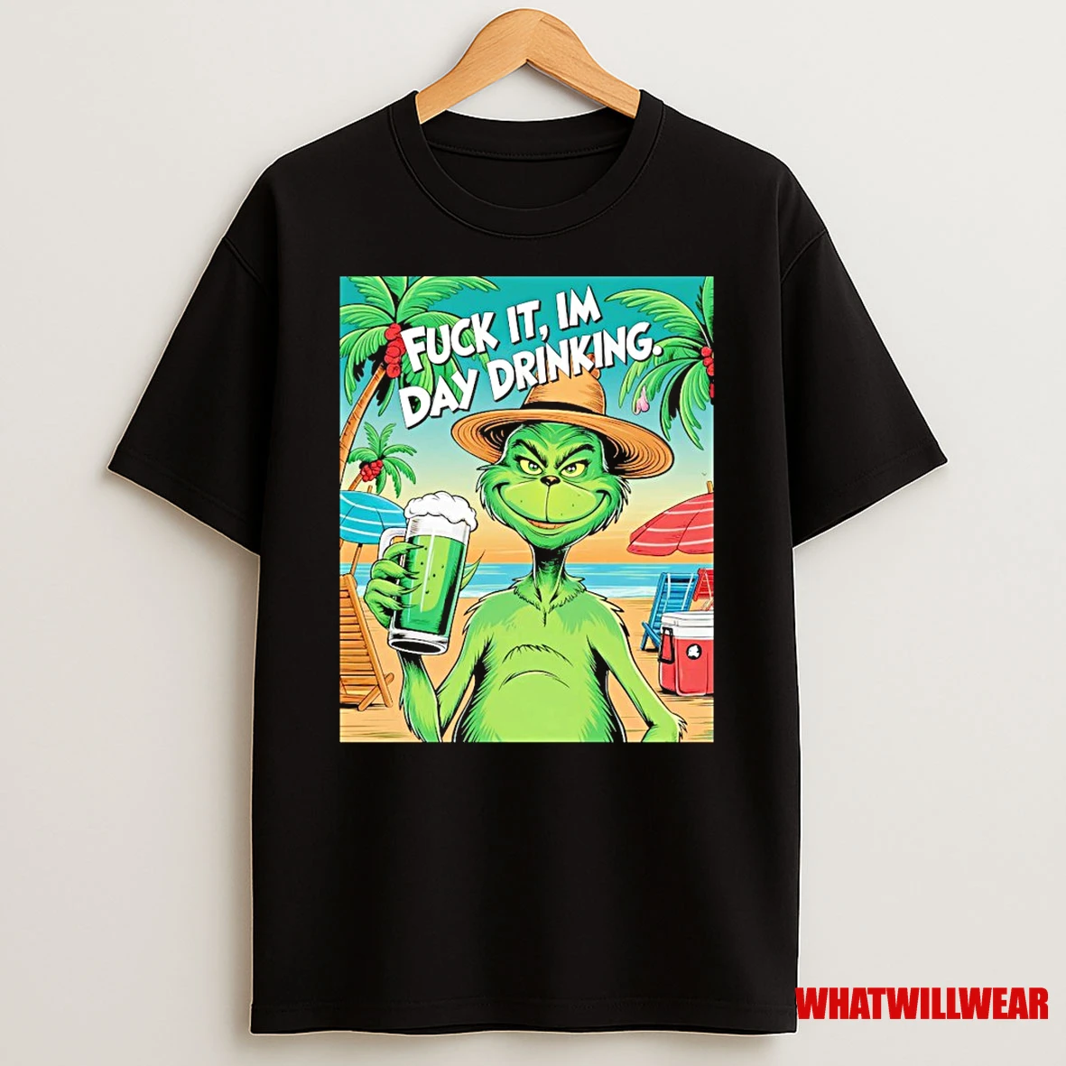 Grinch Fuck It Im Day Drinking Shirts